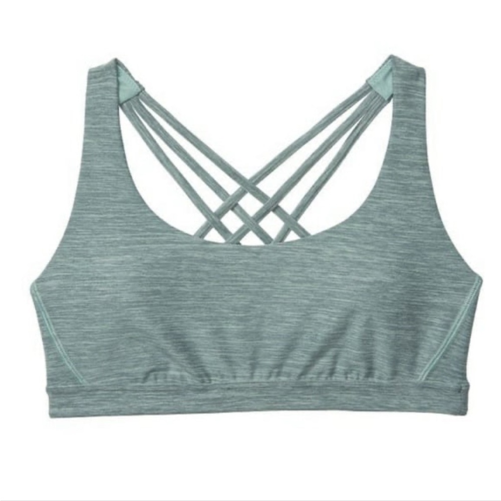 ❌SOLD❌ Sage Green Victoria’s Secret Strappy Back Sports Bra Size L